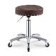 RGLRSF ZHDC® Stuhl, Retro Rivet Friseurstuhl Leder Verstellbare Höhe Hocker Computerstuhl