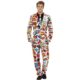 Smiffys, Herren Comic Strip Anzug Kostüm, Jacke, Hose und Krawatte, Größe: M, 43526