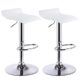 WOLTU Barhocker Design Drehstuhl Hocker Barstuhl Lounge Bar Hocker 2x Weiß BH11ws