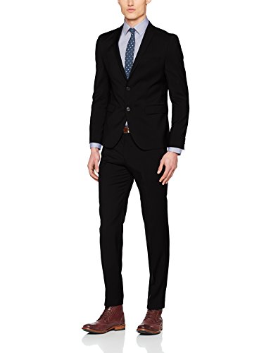 s.Oliver BLACK LABEL Herren Anzug 23.801.84.4374, Schwarz (Black 9999), 50