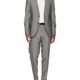 s.Oliver BLACK LABEL Herren Schurwoll - Anzug Slim 23.802.84.4373, Grau (Mid Grey 9740), 48