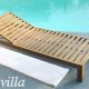 vanvilla Sonnenliege Gartenliege Holz Relaxliege Liegestuhl BALIMO