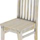 2 x Brasilmöbel Stuhl 'Klassik', 45 cm Sitzhöhe, Pinie Massivholz, Farbton Shabby Honig