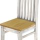 2 x Brasilmöbel Stuhl 'Klassik', 45 cm Sitzhöhe, Pinie Massivholz, Farbton Shabby LH - Brasil