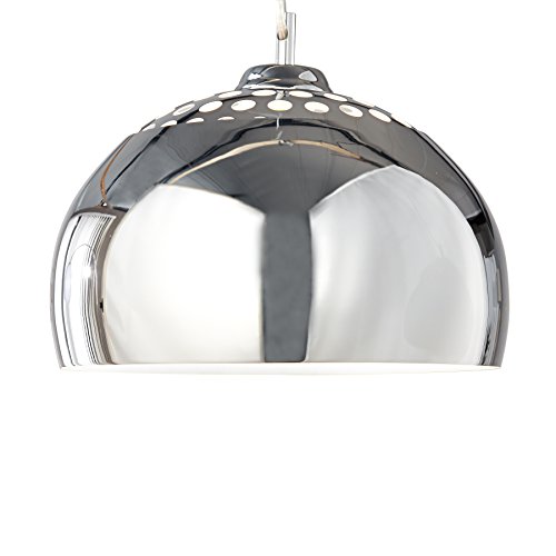 Invicta Interior Chrome Ball Designer Hängeleuchte chrom 30 cm