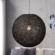 Invicta Interior Cocoon L Stylische Hängeleuchte schwarz 45cm