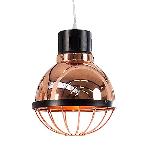 Moderne Hängeleuchte Industrie FACTORY kupfer 25cm Deckenlampe E27 Industrielampe Pendelleuchte Beleuchtung Deckenleuchte