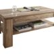 Trendteam 1100-112-60 Couchtisch Wohnzimmertisch Universal, 110 x 47 x 65 cm in Nussbaum Satin Dekor mit Ablageboden