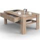 VICCO Couchtisch mit Schublade Eiche Sonoma 110 x 65 cm Wohnzimmertisch Beistelltisch Kaffeetisch Holztisch