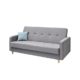 Design Schlafsofa Tango, Sofa mit Bettkasten und Schlaffunktion, Modernes Bettsofa, Schlafcouch, Feiner Webstoff, Wohnlandschaft (Drago 135)