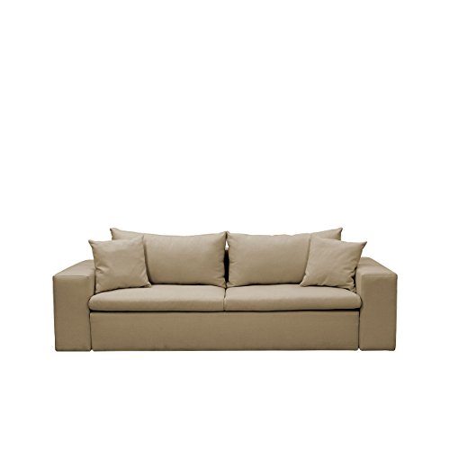 Designer Schlafsofa Ricardo - Schlafcouch, Sofa mit Schlaffunktion, Bettsofa, Lounge Couch, Couch vom Hersteller, Couchgarnitur (Muna 03)