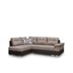 Ecksofa Eckcouch Manhattan ! XXL Sofa Couch mit Bettkasten und Schlaffunktion, Hochelastischer Schaumstoff HR, L-Form Schlafsofa Bettsofa, Große Funktionssofa (Ecksofa Links, Soft 019 + Novel 04)