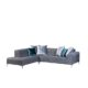 Ecksofa Eckcouch Stilo mit Bettkasten und Schlaffunktion, freistehendes Bettsofa, Hochelastischer Schaumstoff HR, Schlafcouch, Funktionssofa, Sofa (Kingston 10 + Gloss Velvet 1207 + Gloss Velvet 1205, Ecksofa Links)