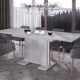 Endo Esstisch Linea 210 ausziehbar erweiterbar Küchentisch Esszimmertisch Säulentisch // Beton-Optik