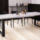 Kufentisch Esstisch Cora Beton ausziehbar 130cm - 210cm Küchentisch mit Kufen Design
