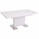Mendler Esstisch HWC-B49, Esszimmertisch Tisch, ausziehbar Hochglanz Edelstahl 120-160x90cm