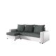 Mirjan24  Ecksofa Top Bris! Eckcouch mit Schlaffunktion und Zwei Bettkasten! Technologie Cleanaboo®, Schwerentflammbar Stoff, Ottomane Universal, L-Form Schlafsofa Bettsofa (Soft 017 + Bristol 2446)