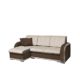 Mirjan24  Elegantes Eckcouch Avio, Design Ecksofa mit Bettfunktion, Polsterecke mit 2 Bettkasten und Schlaffunktion, Bettsofa, Funktionssofa L-Form, Große Farbauswahl (Cayenne 1116 + Enjoy 3)