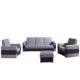 Mirjan24  Polstergarnitur Gordia mit Bettkasten und Schlaffunktion, Sofa, Polsterhocker und Zwei Sessel, Wohnzimmer-Set (Soft 011 + Lux 05)