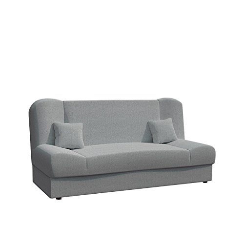 Mirjan24  Schlafsofa Jonas, Sofa mit Bettkasten und Schlaffunktion, Technologie Cleanaboo®, Schwerentflammbar Stoff, Schlafcouch, Couch vom Hersteller, Wohnlandschaft (Bristol 2460)