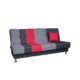 Mirjan24  Schlafsofa Liza mit Bettkasten, Couch mit Schlaffunktion, Sofa mit Bettfunktion, Bettsofa Schlafsofa Polstersofa Farbauswahl, Wohnlandschaft (Rainbow 27 + Rainbow 83 + Rainbow 22)