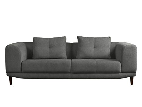 Mirjan24  Sofa Mello III, Farbauswahl, 3 Sitzer Couch, Hochwertiges Polstersofa, Couchgarnitur, Sofagarnitur, Wohnlandschaft (Chester 19)