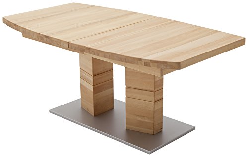 Robas Lund, Tisch, Esszimmertisch, Cuneo B, Kernbuche/Massivholz, 140 x 90 x 77 cm, CUN14BKB