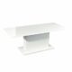 Verlängerung Esstisch Holz Tischplatte Multifunktions Küche Indoor Utility Tisch W/160–205 cm Länge Aufbewahrung weiß