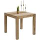 WOHNLING Esstisch Massivholz Akazie 80 x 80 x 76 cm Esszimmer-Tisch Design Küchentisch modern Landhaus-Stil Holztisch quadratisch dunkel-braun Natur-Produkt Massivholzmöbel Echt-Holz unbehandelt