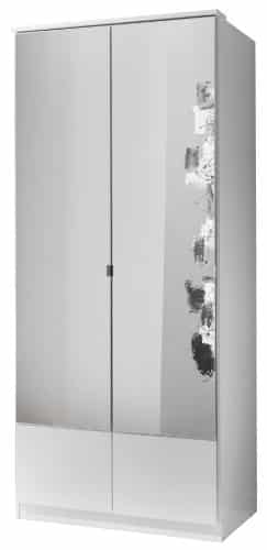 Wimex Kleiderschrank/ Drehtürenschrank Imago, 2 Türen, (B/H/T) 90 x 199 x 58 cm, Weiß