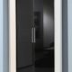 Wimex Kleiderschrank/ Eckschrank Gamma, (B/H/T) 95 x 198 x 95 cm, Schwarz