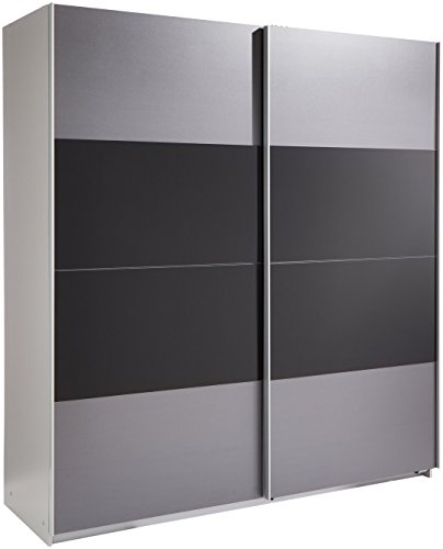 Wimex Kleiderschrank/ Schwebetürenschrank Enter, (B/H/T) 180 x 198 x 64 cm, Schwarz