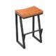 YILIAN dengzi Retro Bar Stuhl Bar Stuhl Massivholz Kreative Hochstuhl Freizeit Bar Stuhl Kaffeestuhl Stool (größe : 70cm high)