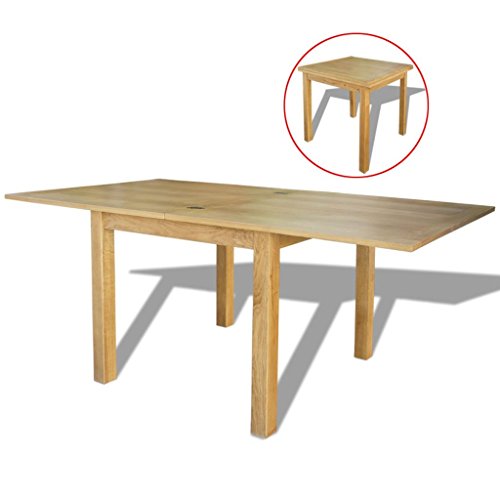 luckyfu Modernes Design Möbel Tische Küche & Esszimmer Tische mit Farbe: Eiche Lang Schreibtisch Oder Tisch Ausziehbar Tisch Eiche 170 x 85 x 75 cm