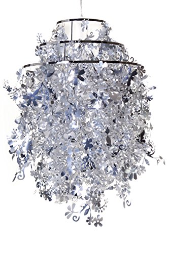 Invicta Interior Primavera Außergewöhnliche Hängelampe silber 45 cm