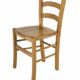 Tommychairs - Stuhl Venice für Küche und Esszimmer, Robuste Struktur aus lackiertem Buchenholz im Farbton Eichenholz und Sitzfläche aus Holz. Stuhl Modell Venice