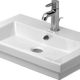 Duravit Waschbecken 2nd floor Breite 60cm 1 Hahnloch, weiß WonderGliss 4916000001