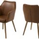 AC Design Furniture Stuhl Trine, B: 58 x T:58 x H: 84 cm, Metall, Braun