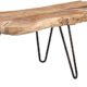 HomeTrends4You Tallus Couchtisch, Holz, Teak, 100 x 40 x 40 cm