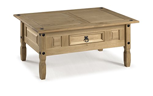 Mercers Furniture Corona Couchtisch, Holz, Antique Wax, 100 x 60 x 45 cm