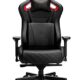 HP Citadel Gaming Stuhl (Bürostuhl, Schreibtischstuhl, höhenverstellbar, Lendenkissen, Kopfkissen, 4D verstellbare Armlehnen) schwarz / rot