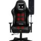 MaxPodium® Tactical SMI | Premium Gaming Stuhl mit Integriertem Massagesystem | 8 Massageprogramme | Ergonomischer, Hochwertiger Bürostuhl | 3D Armlehnen + Sitzneigung mit Wippfunktion | Schwarz