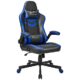 BASETBL Gaming Stuhl, ergonomischer Bürostuhl mit Einstellbare Armlehne, 90°-120°Neigungswinkel, bis 150 kg belastbarkeit, Blau