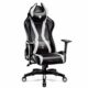 Diablo X-Horn 2.0 Gaming Stuhl Bürostuhl Gamer Chair Schreibtischstuhl 3D Armlehnen Ergonomisches Design Nacken/- Lendenkissen Kunstleder Wippfunktion Schwarz-Weiß King (XL)