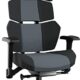 Adept Holo - ergonomischer Gaming-Stuhl – Schreibtischstuhl - Bürostuhl - Microfaser, Kunstleder (grau)
